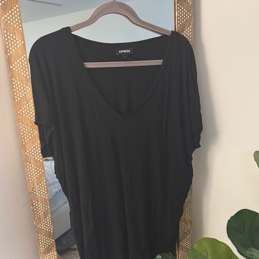 Express Women's Classic Black Short Sleeve Tee